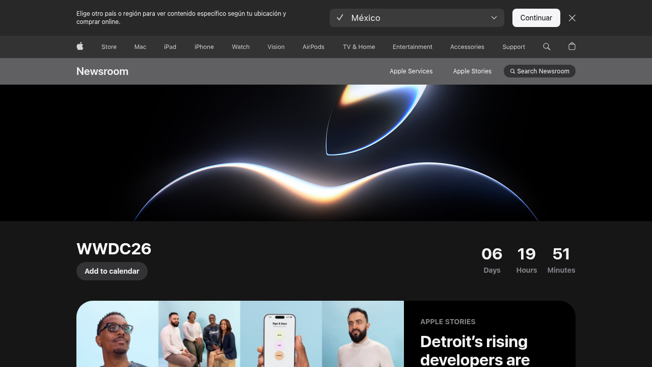 Explore official announcements and historical press releases from Apple Inc.