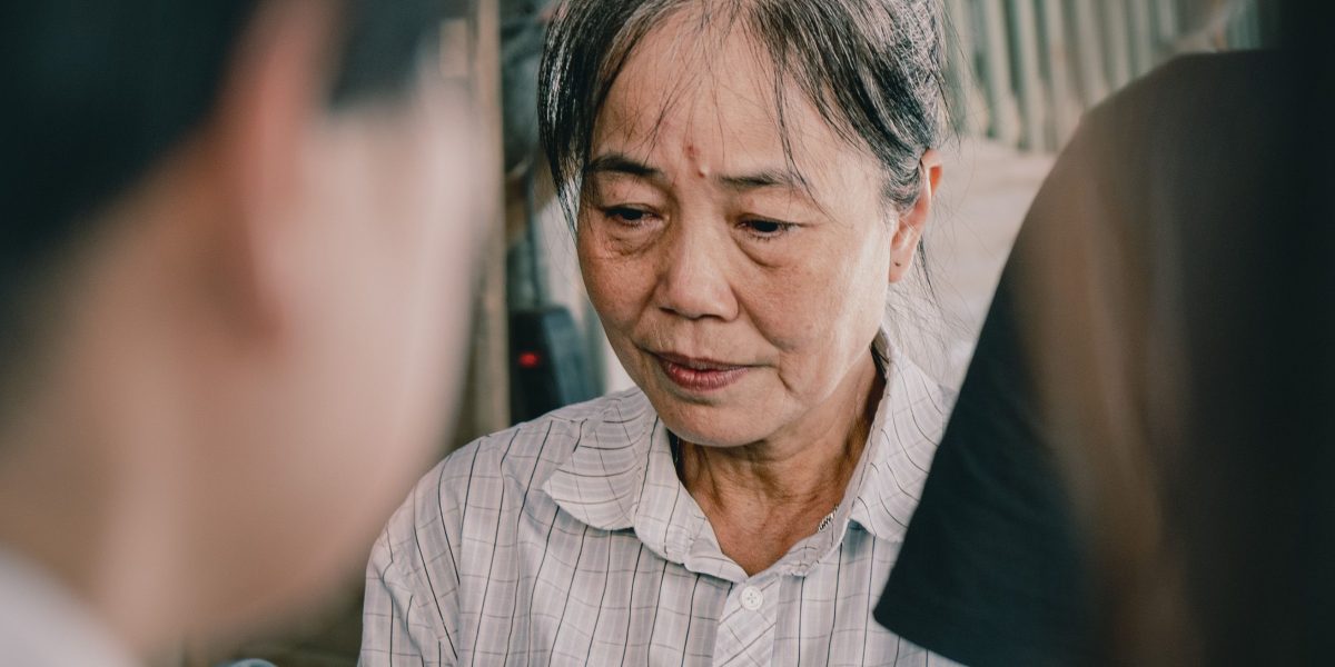 A person engaged in a deep conversation, symbolizing the advanced conversational abilities of Grok.
