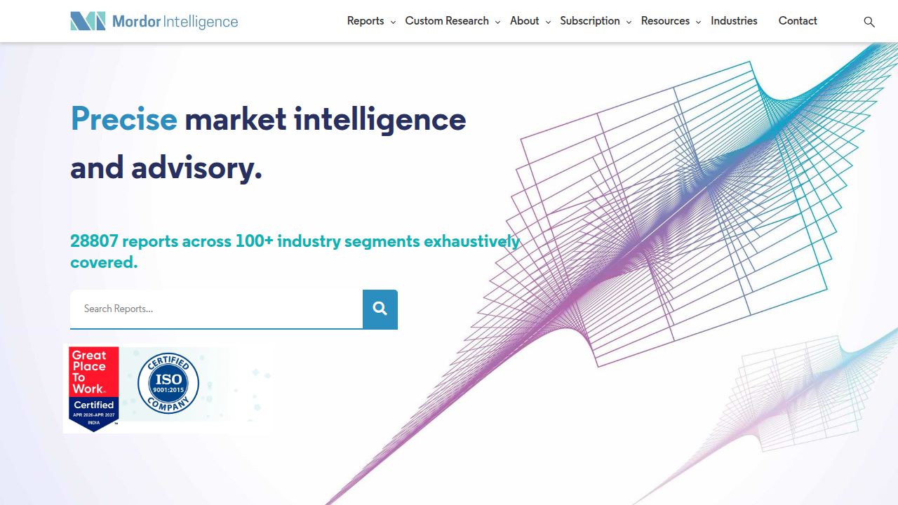 A glimpse into Mordor Intelligence, a leading source for market research and industry reports.