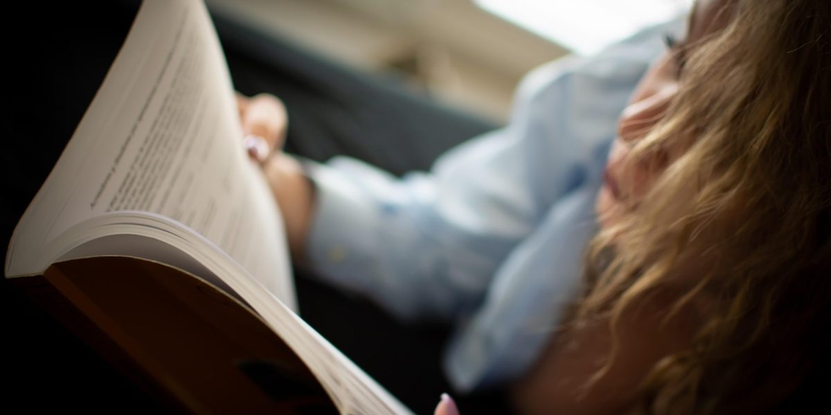 A person engaged in researching information, reflecting the effort to understand new technology.