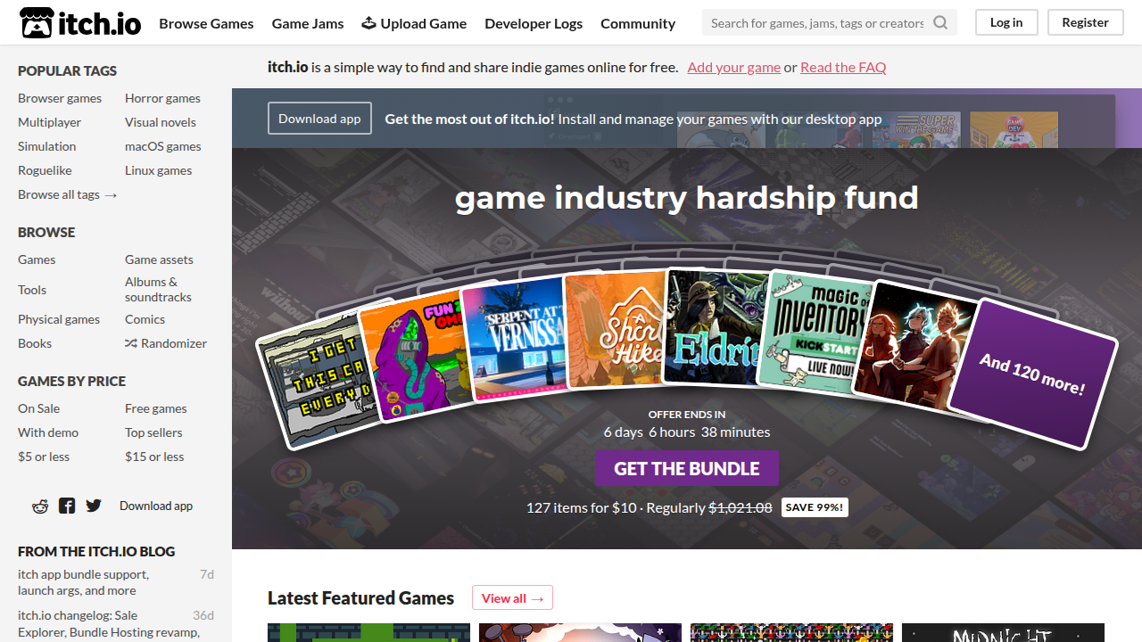 itch.io serves as a popular platform for independent game developers to share and sell their unique creations.
