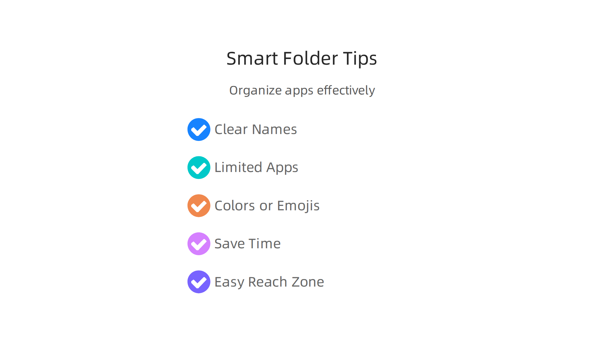 Apply these best practices to create smart and functional app folders on your Samsung device.