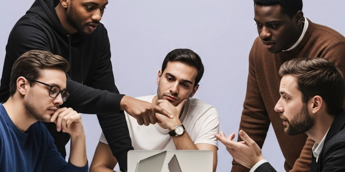 A team actively engaged in a meeting, using visualized data to facilitate clear communication and faster decision-making.